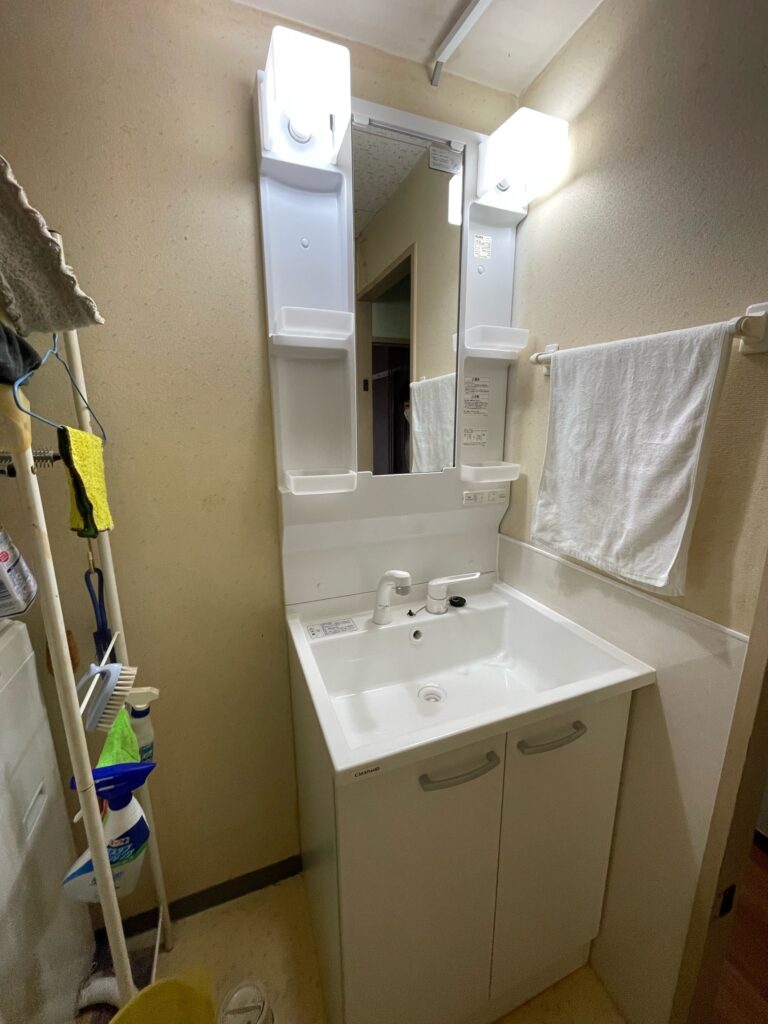 【洗面所・浴室水栓施工事例】クリナップ　BGA600